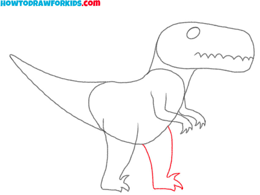 velociraptor drawing tutorial