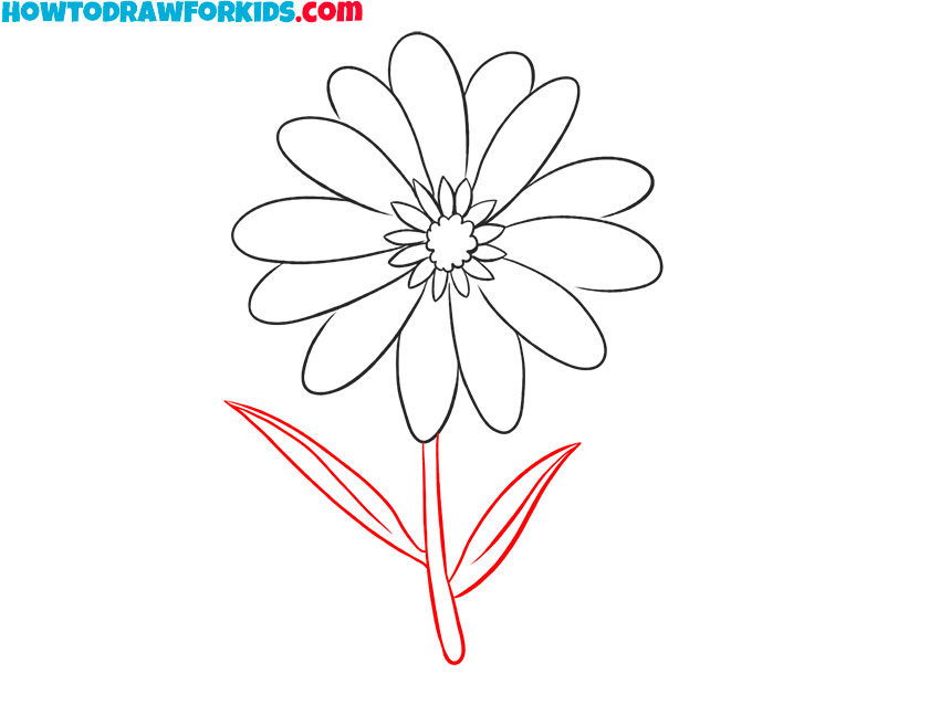 how to draw a cute flower