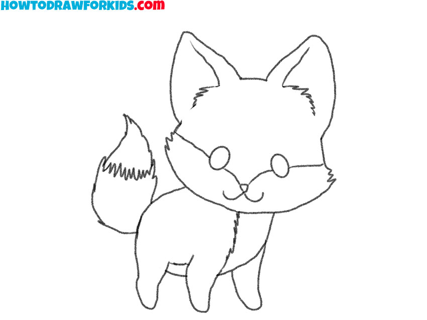 how to draw a fox easy realistic