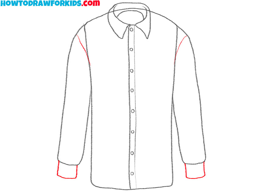 simple shirt drawing for kids