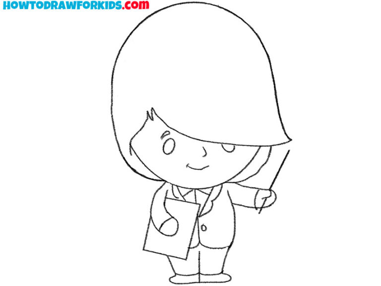 How to Draw a Teacher Easy Drawing Tutorial For Kids