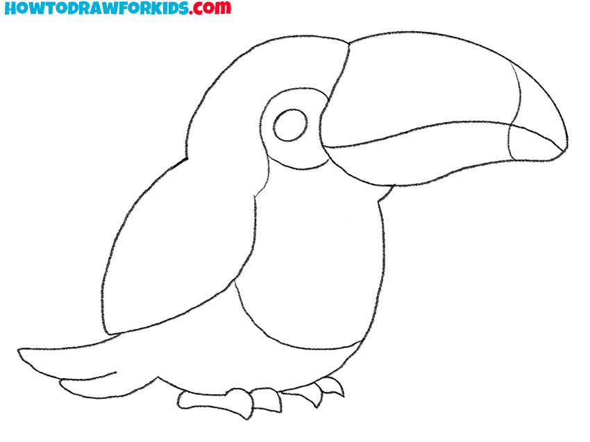 toucan drawing easy