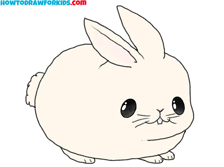 cute bunny drawing lesson