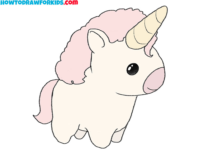 cute unicorn drawing guide