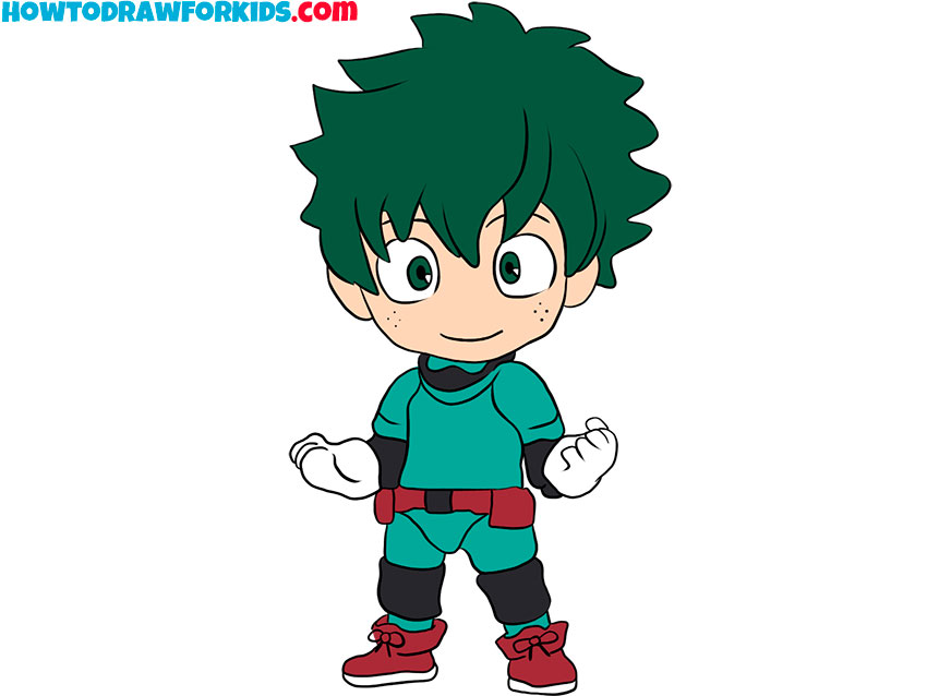 How to Draw Deku Easy Drawing Tutorial For Kids