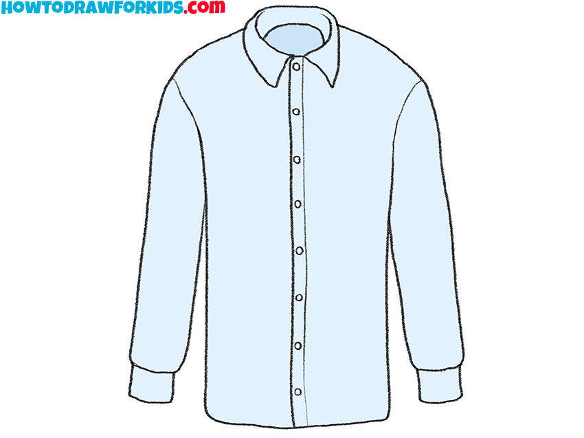 how to draw a shirt for kindergarten