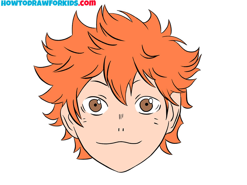 how to draw an anime head for kids