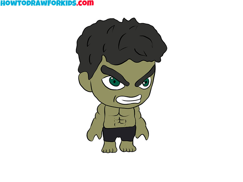 marvel baby hulk drawing