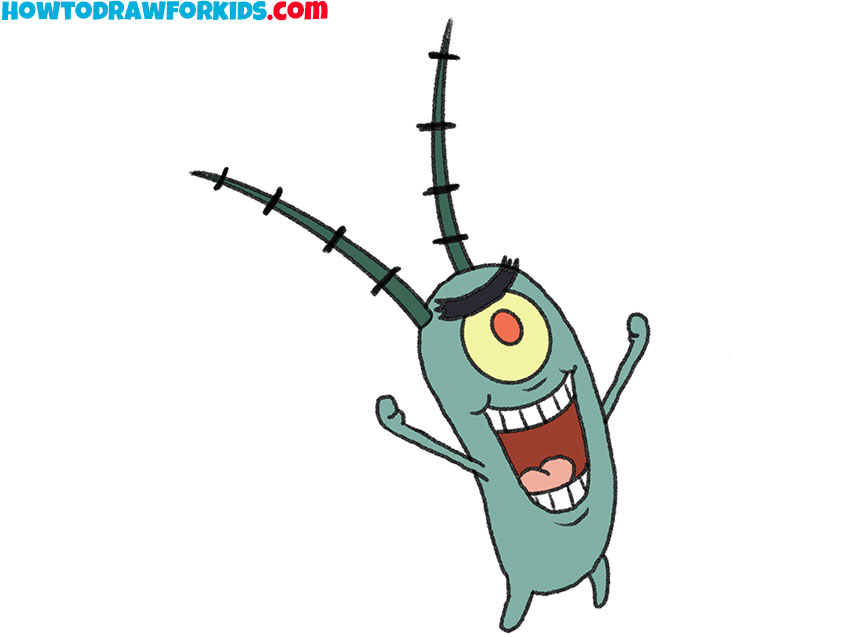 simple plankton drawing lesson