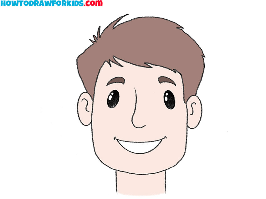 simple portrait drawing for kids
