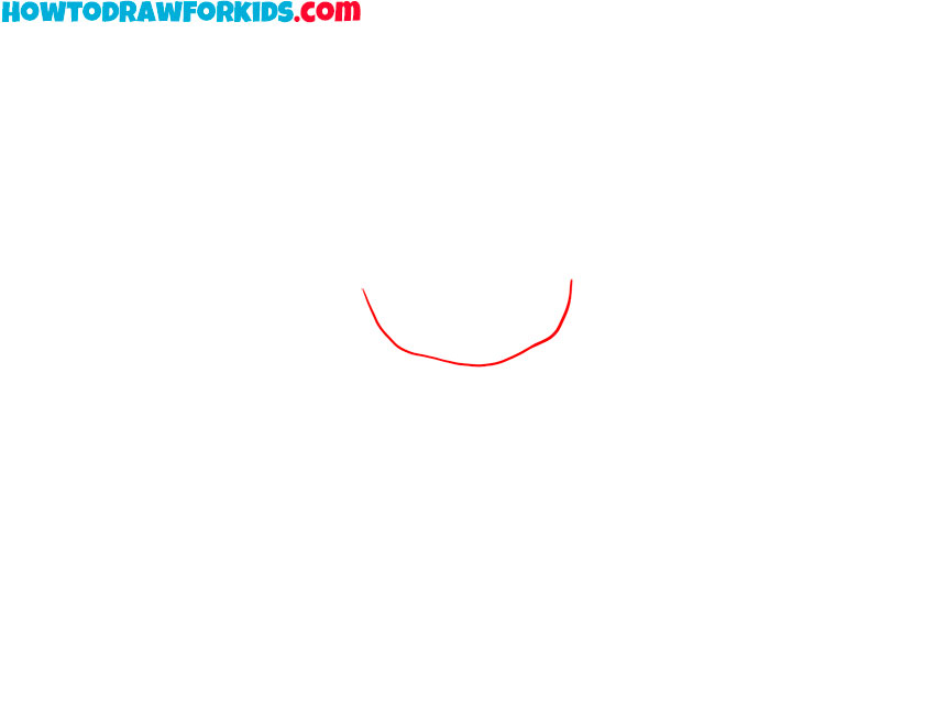 Mark the lower part of the anime head