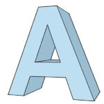 How to Draw a 3D Letter