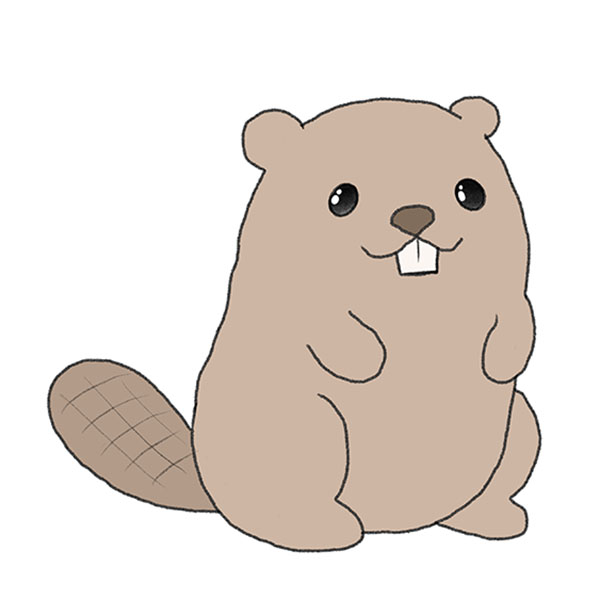 How to Draw a Beaver Easy Drawing Tutorial For Kids