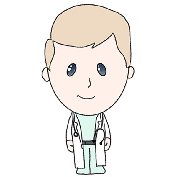 Doctor With Stethoscope  Easy Drawing Of A Doctor HD Png Download  vhv