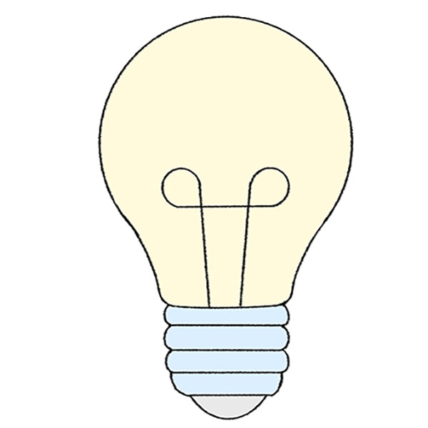 Eco Power Light Bulb Drawing On Ruled Paper High-Res Vector Graphic - Getty  Images