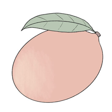 How to Draw an Easy Mango