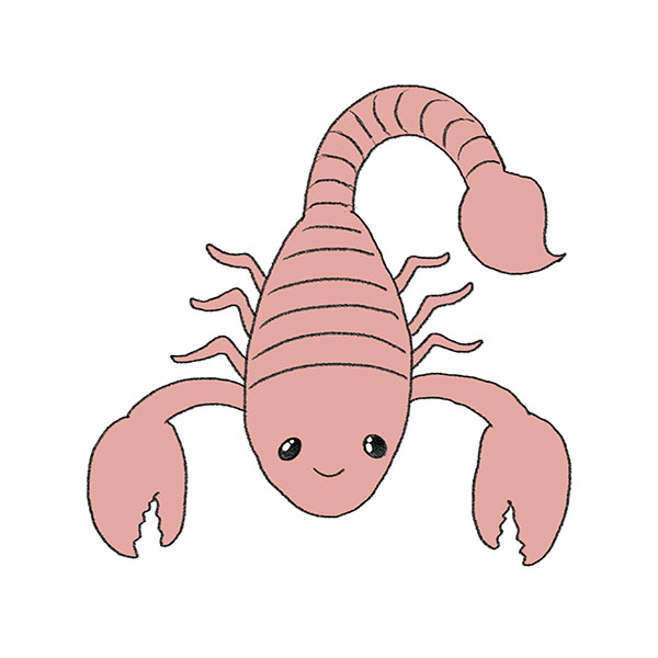 scorpion cartoon drawing