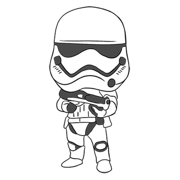 How to Draw a Stormtrooper Easy Drawing Tutorial For Kids