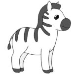 How to Draw a Zebra Step by Step