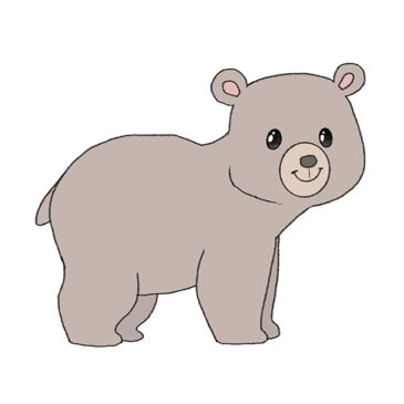 How to Draw an Easy Bear