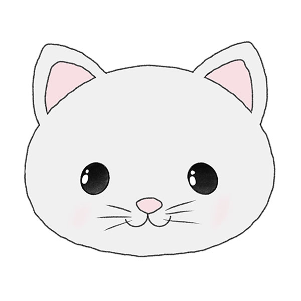 How to Draw an Easy Cat Face - Easy Drawing Tutorial For Kids