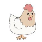 How to Draw an Easy Chicken