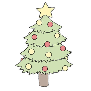 6 Easy Ways to Draw a Christmas Tree - Amy Latta Creations