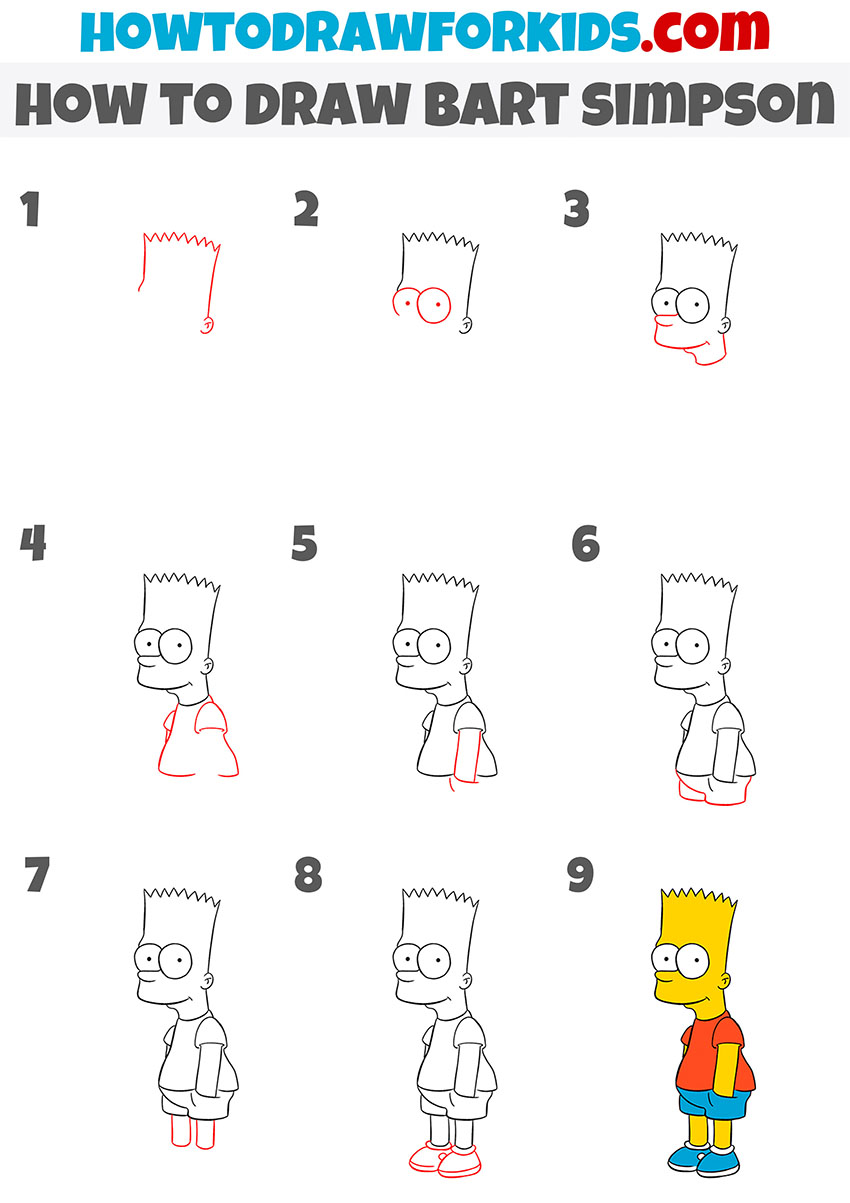 How To Draw The Bart Simpson - Godwater28