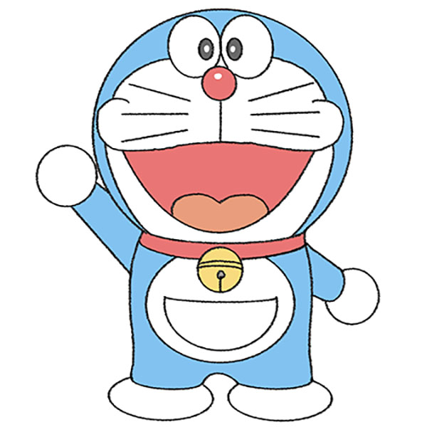 How to Draw Doraemon - Easy Drawing Tutorial For Kids