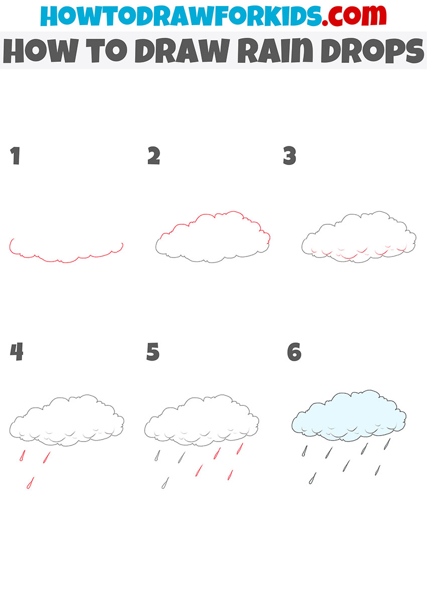 line drawing cartoon rain drops 12172576 Vector Art at Vecteezy