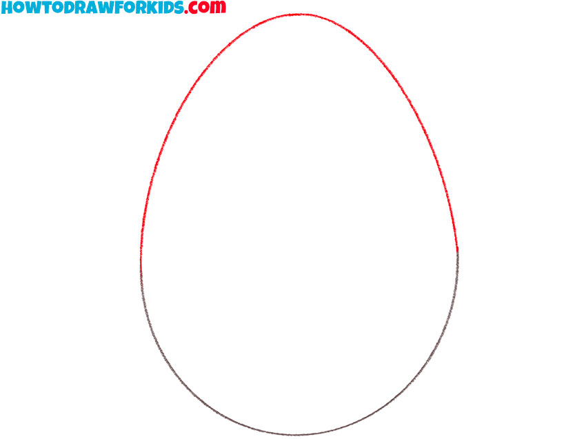 how to draw an easter egg with pencil