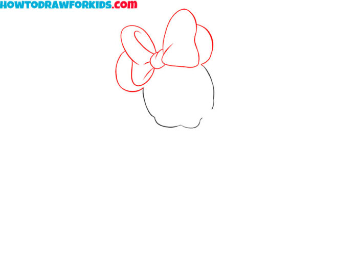 How to Draw Minnie Mouse - Easy Drawing Tutorial For Kids