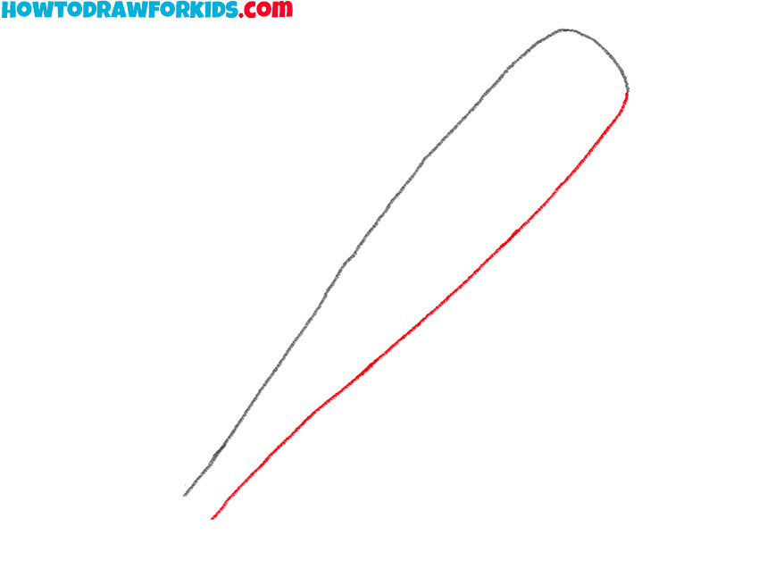 how to draw a cartoon baseball bat