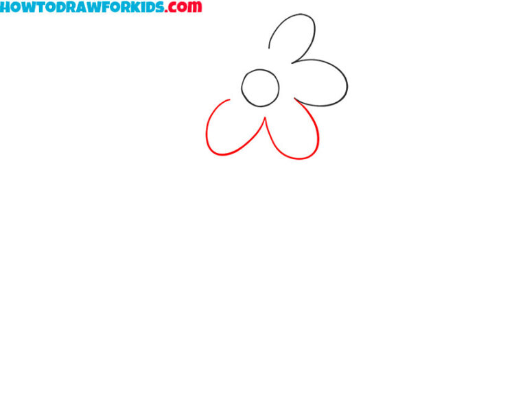 How to Draw a Simple Flower Easy Drawing Tutorial For Kids