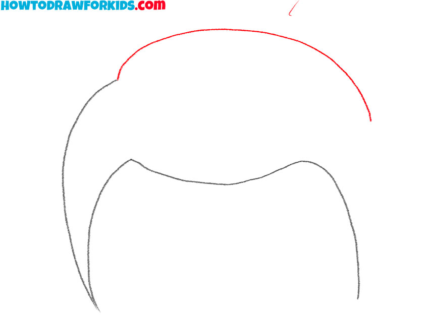 short hair drawing tutorial