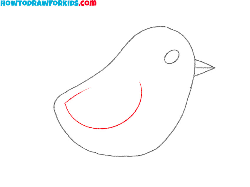 how to draw a bird easy for kids