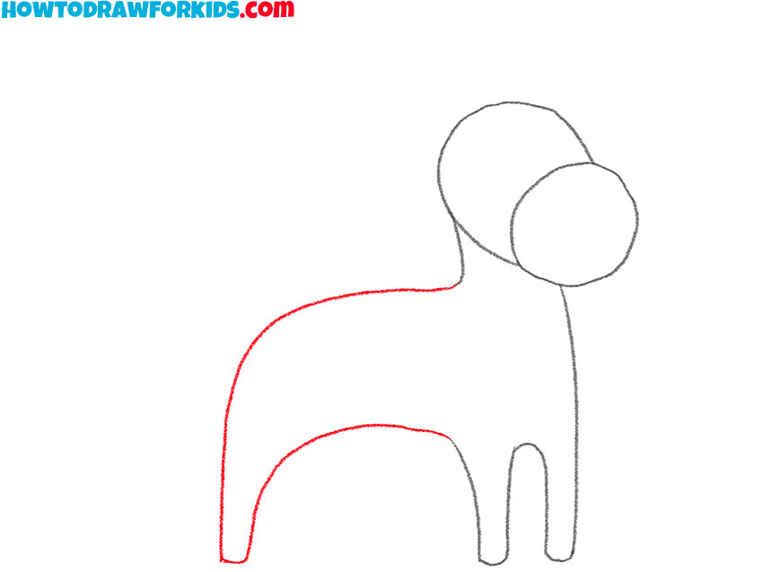 how to draw a cartoon donkey
