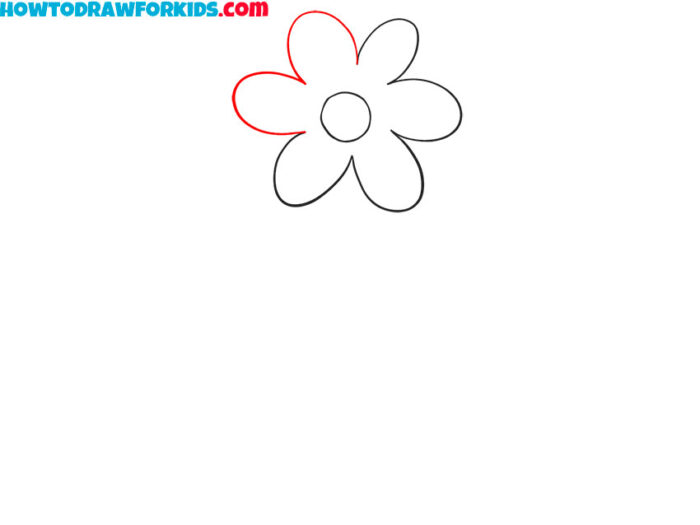 How to Draw a Simple Flower Easy Drawing Tutorial For Kids