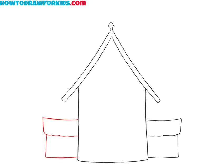 how to draw a haunted house for beginners
