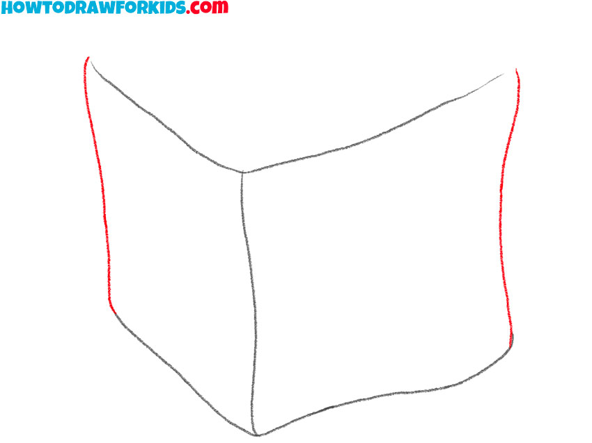 how to draw an ice cube for kindergarten