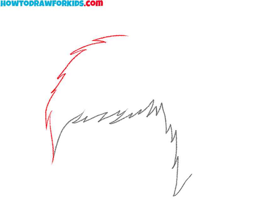 how to draw cartoon hair for beginners