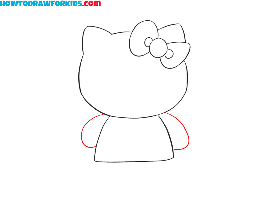 how to draw hello kitty cute