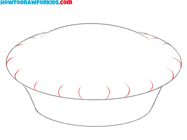 How to Draw an Easy Pie Easy Drawing Tutorial For Kids