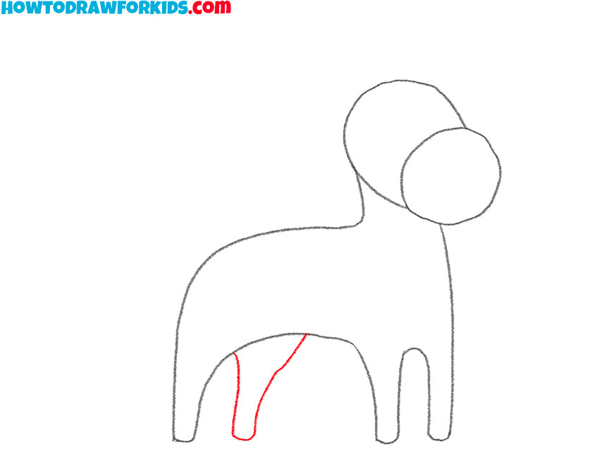 how to draw a donkey for beginners