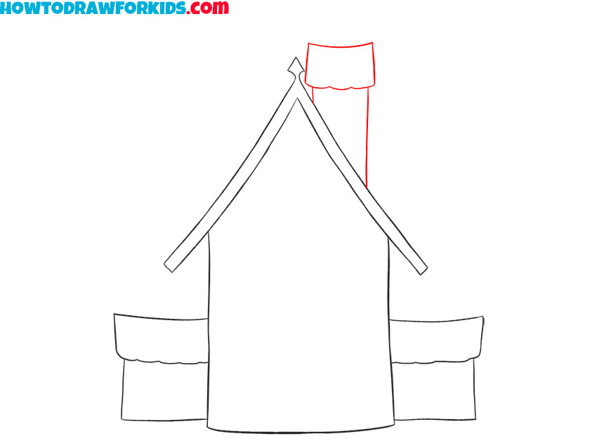 how to draw a haunted house art