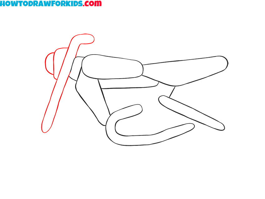 how to draw a motorcycle cartoon