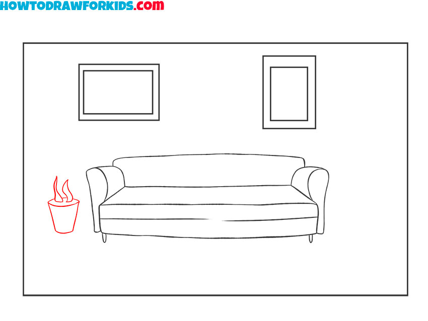 how to draw a room for kindergarten