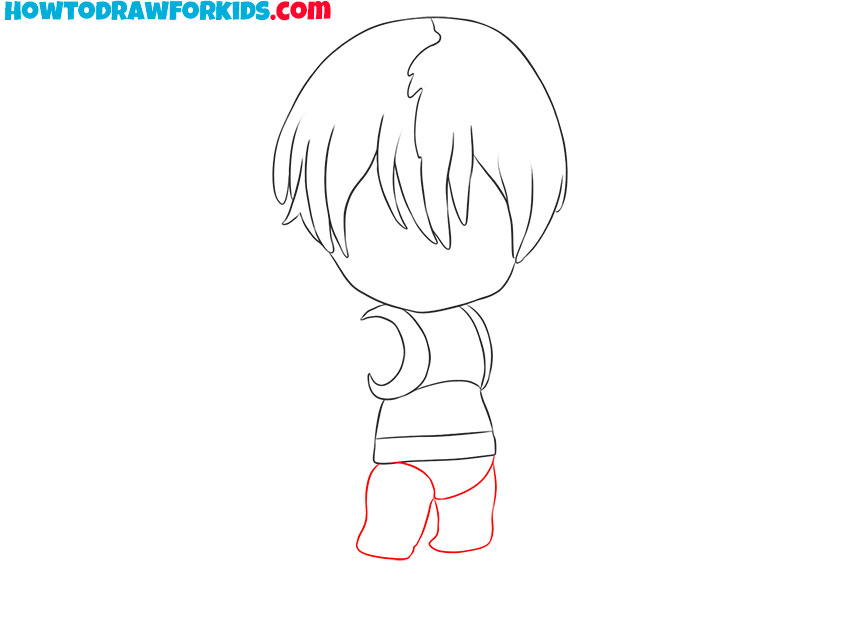 how to draw todoroki cute