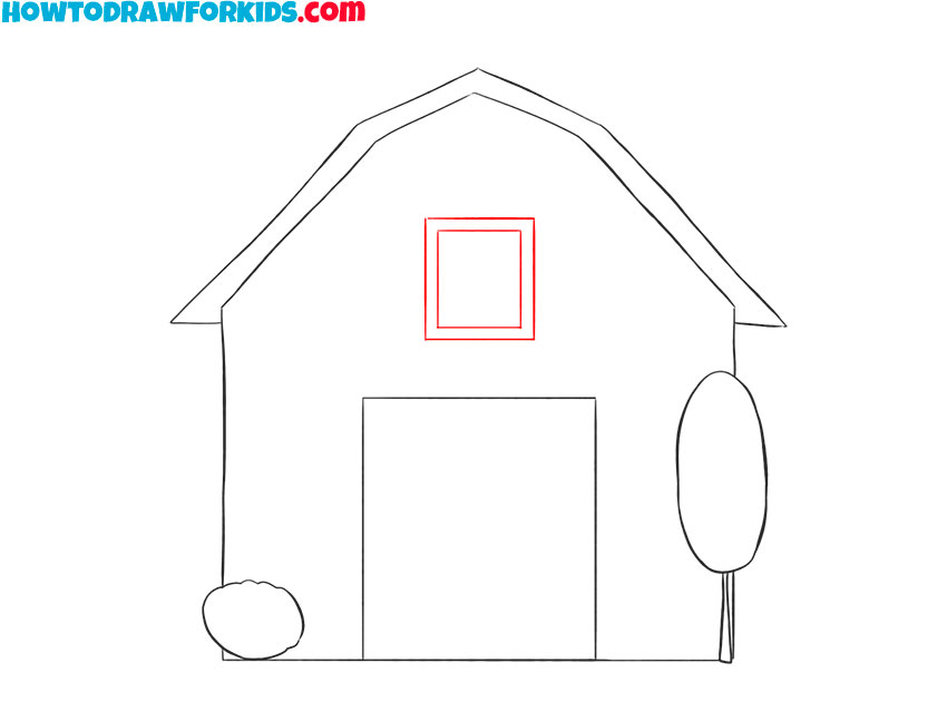 How to Draw a Barn - Easy Drawing Tutorial For Kids