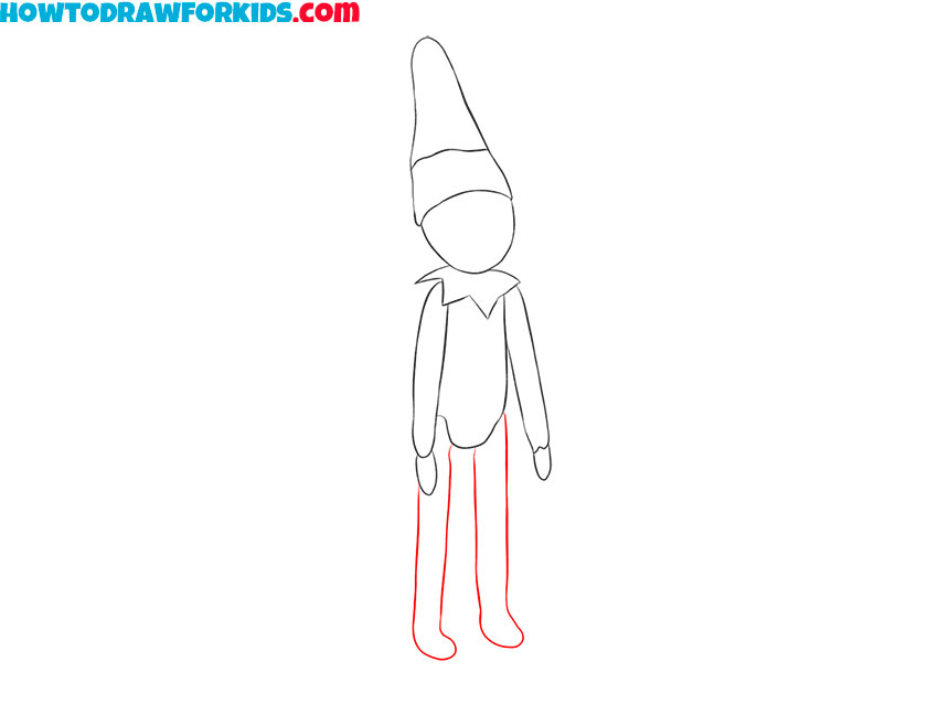 elf on the shelf drawing guide
